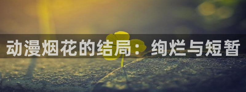 女神降临omofun动漫：动漫烟花的结局：绚烂与短暂